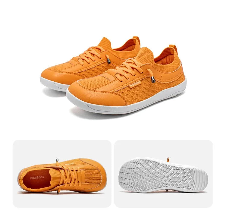 HOBIBEAR Men Barefoot Shoes Women Slip On Wide Toe Walking Sneaker | Zero Drop Sole | Lightweight Breathable Minimalist Shoes