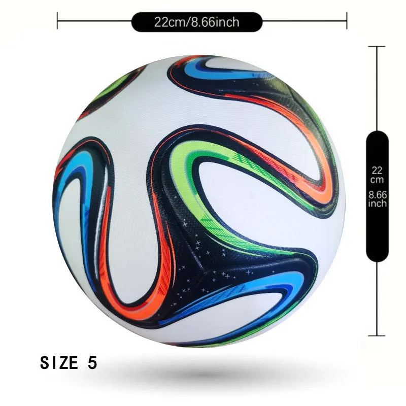 Football Men and Women 2014 Competition Size 5 Pu Adult Futebol Outdoor Sports Training Ball Professional Thickened Team Football