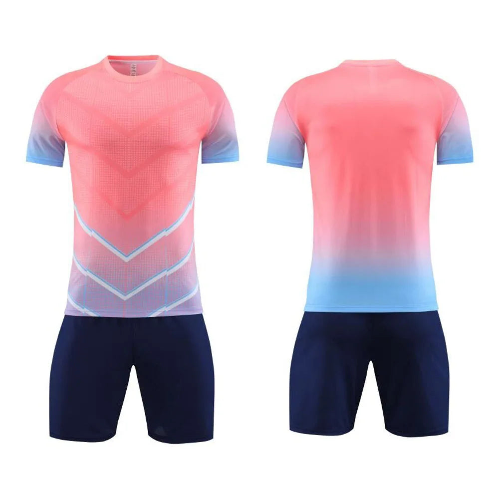 Adult Kid Football Jerseys Men Customize Soccer Uniform Sports Equipment Women Futsal Sportswear Child Training Tracksuit Outfit