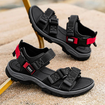 Men's Summer Polyester Sandals Lightweight Casual Beach Shoes