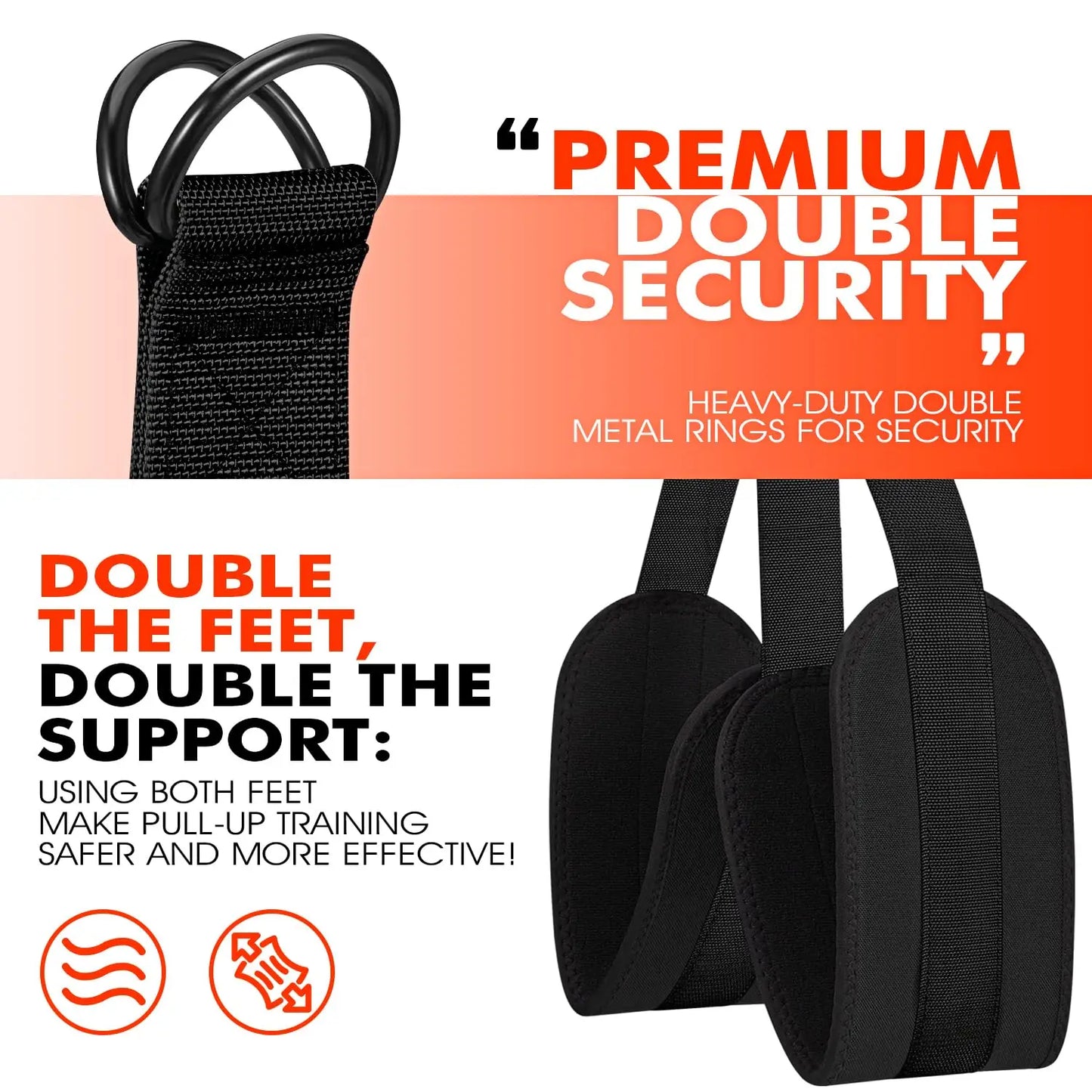 Assisted Pull Up Bands 75-300 LBS  Multifunctional Assist Belt Strength Training Fitness Tools High Intensity Pull Up Band