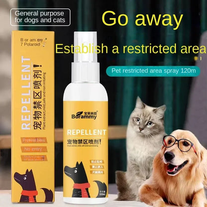 Pet Urine Deterrent Spray 120ml Indoor Use for Dogs