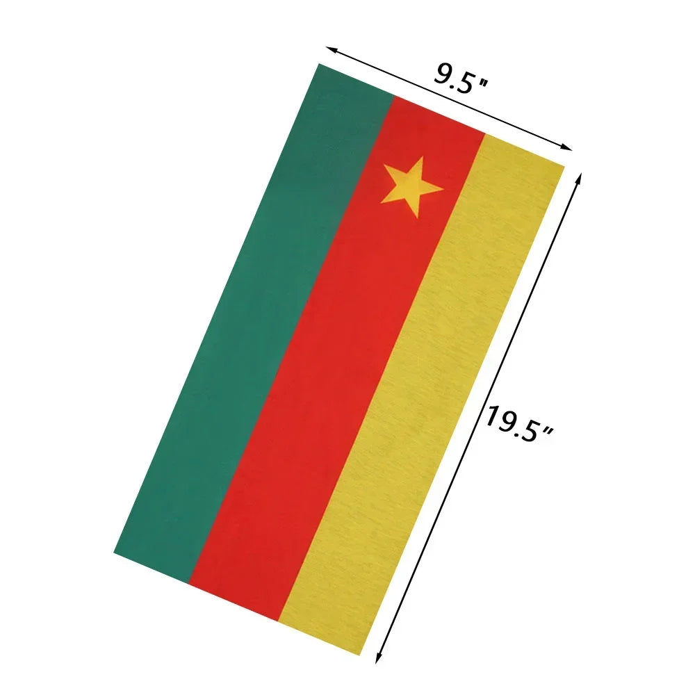 World Football Fans National Flag Face Bandanas Spain France Korea Mexico Germany Seamless Neck Gaiter Men Women Headwear Scarf