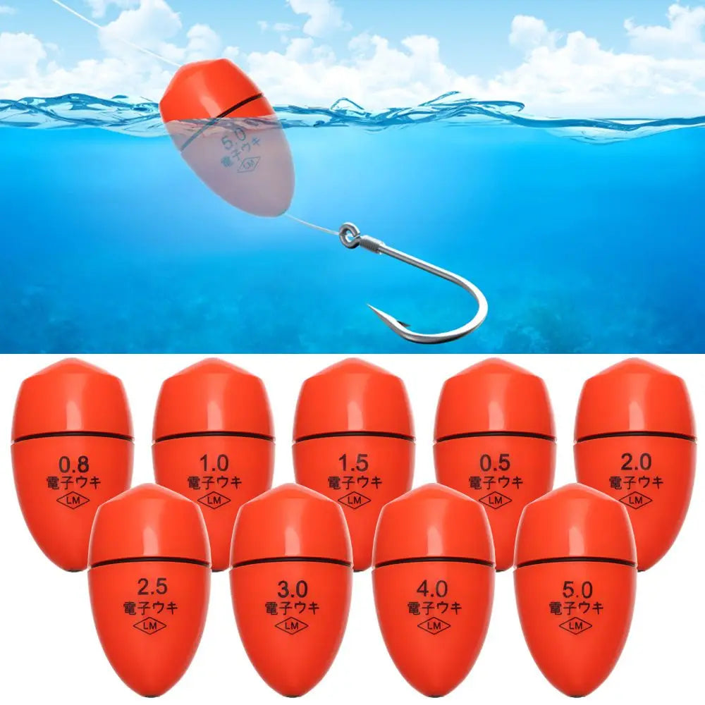 Electronic Floating Wave Rock Fishing with Night Light Float Electronic Night Light Float Fishing Accessories Fishing Gear