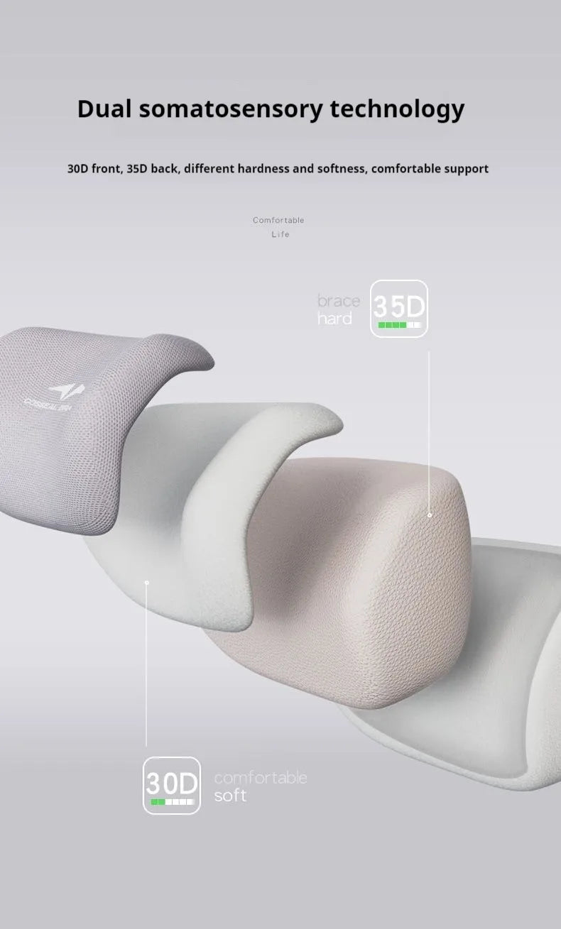 Upgraded Memory Foam Headrest Attachment For Office Chair Adjustable Height Angle Elastic Head Pillow Neck Support Rest Cushion