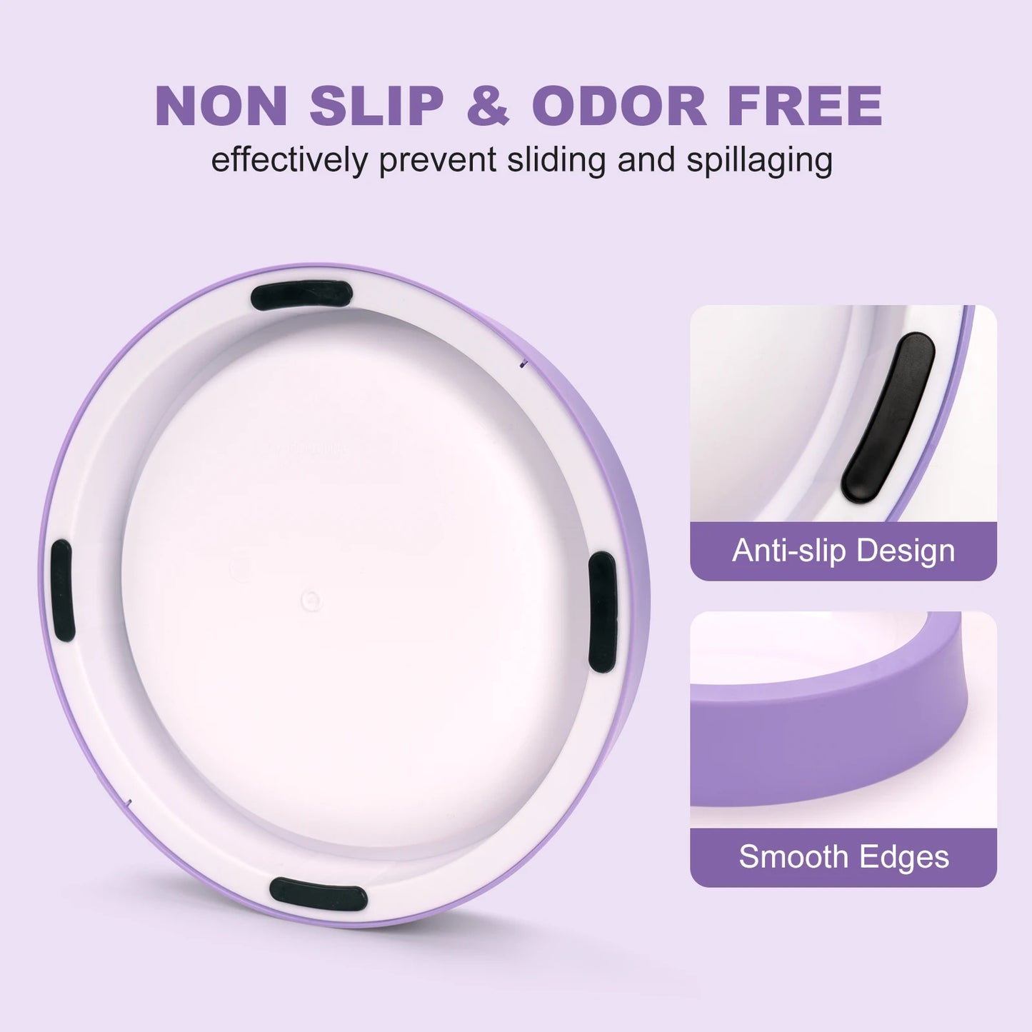 Pet Dog Slow Feeder Bowl Fun Non Slip Anti-Gulping Slower Food Feeding Dishes Eco Dog Bowl for Large Medium Small Dogs Puppy