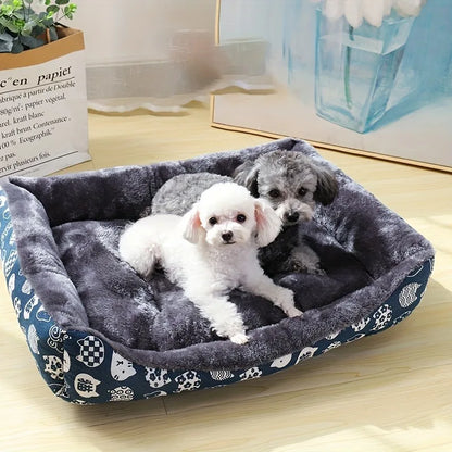 Soft Fabric Pet Bed Sofa Mat With Comfort Padding For Small, Medium Large Pets