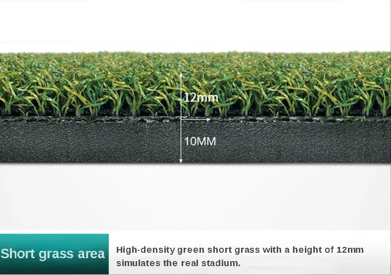 PGM Golf Hitting Mat Indoor Outdoor Mini Practice Durable PP Grass Pad Backyard Exercise Golf Training Aids With TEE DJD003