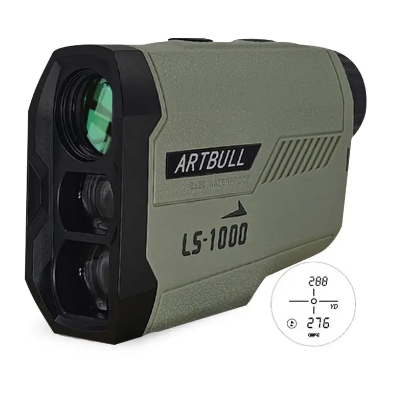 ARTBULL Golf Laser Rangefinder 1000M 650M Telescope with Flag-Lock Slope Pin Distance Meter for Hunting Monocular
