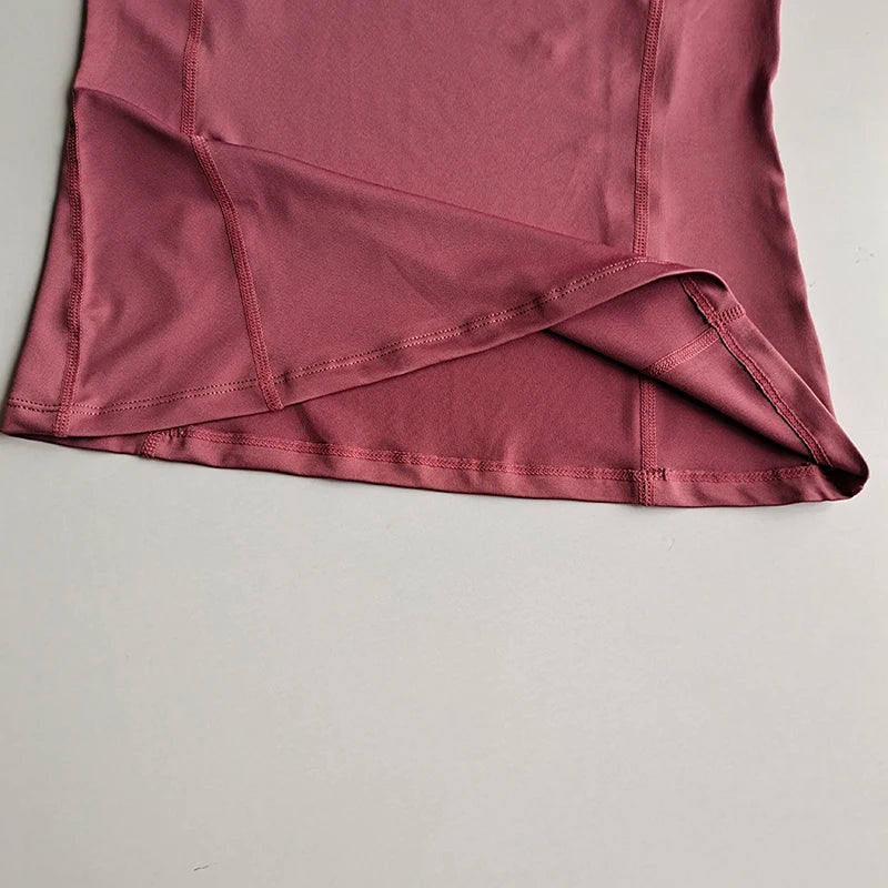 Spring and Summer Loose Women's Sports Short-sleeved Quick-drying Running Yoga Fitness T-shirt Mesh Breathable Neck Pullover Top