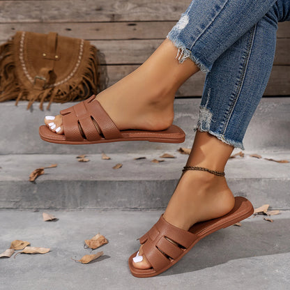 Women's EVA Flat Sandals Open Toe Beach Casual Footwear