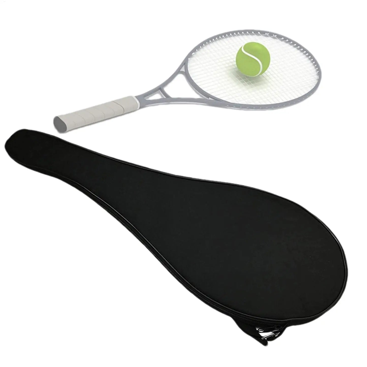 Badminton Racket Storage Bag Tennis Racket Bag Oxford Cloth Black Badminton Racket Racquet Shoulder Bag Tennis Organizer