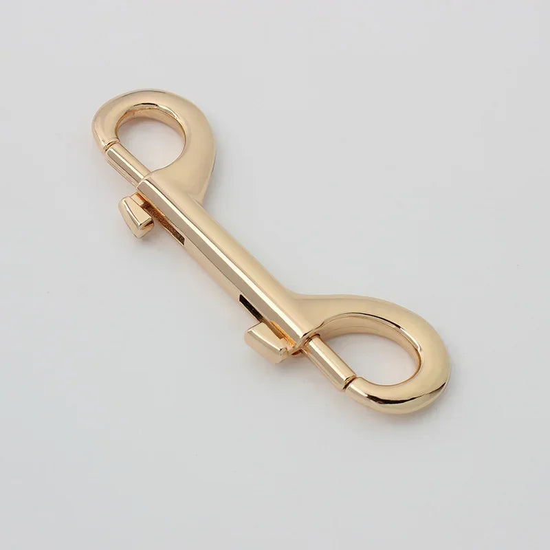 Dog Leash Clip Pets Carabiner Auto Locking Carabiner With Swivel Rotating Ring For Outdoor Keychain Pet Leash Hook Accessories