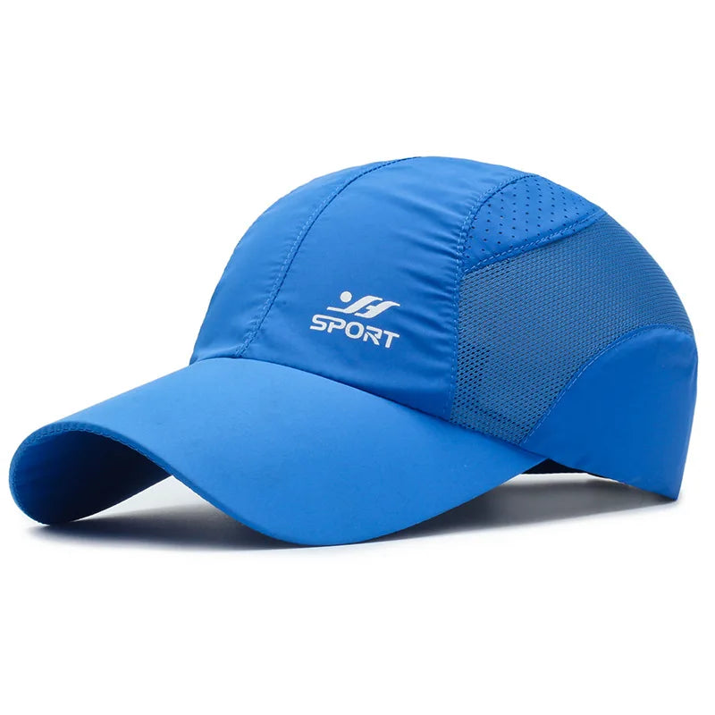 Quick Drying Adjustable Baseball Cap - Breathable Sun Protection For Outdoor Golf Fishing Running Sports
