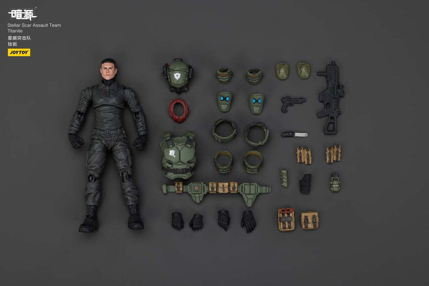 [IN STOCK]JOYTOY Dark Source Action Figure Stellar Scar Assault Team 1/18 Anime Military Model