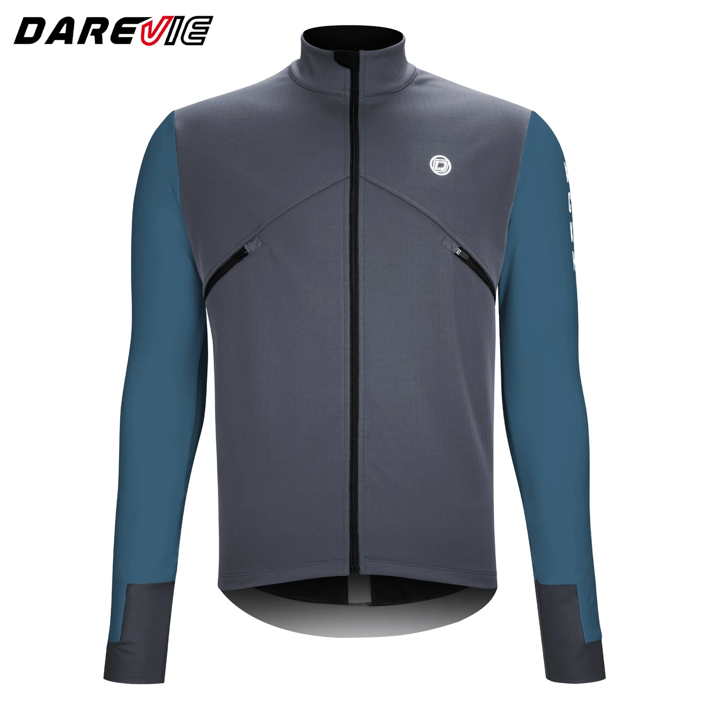 DAREVIE Cycling Men's Jacket WindProof Fleece Pro Cycling Jackets Longsleeve Warm Soft Brushed Pro Breathable Bicycle Clothing