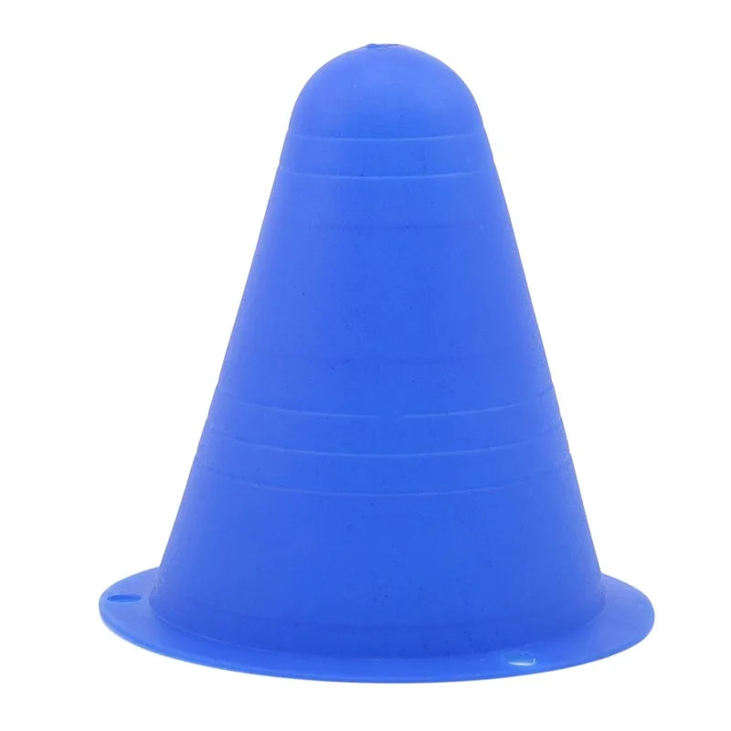 10Pcs/Set Skate Marker Training Road Cones Roller Football Soccer Rugby Training Soft Tower Skating Obstacle Roller Skate Pile