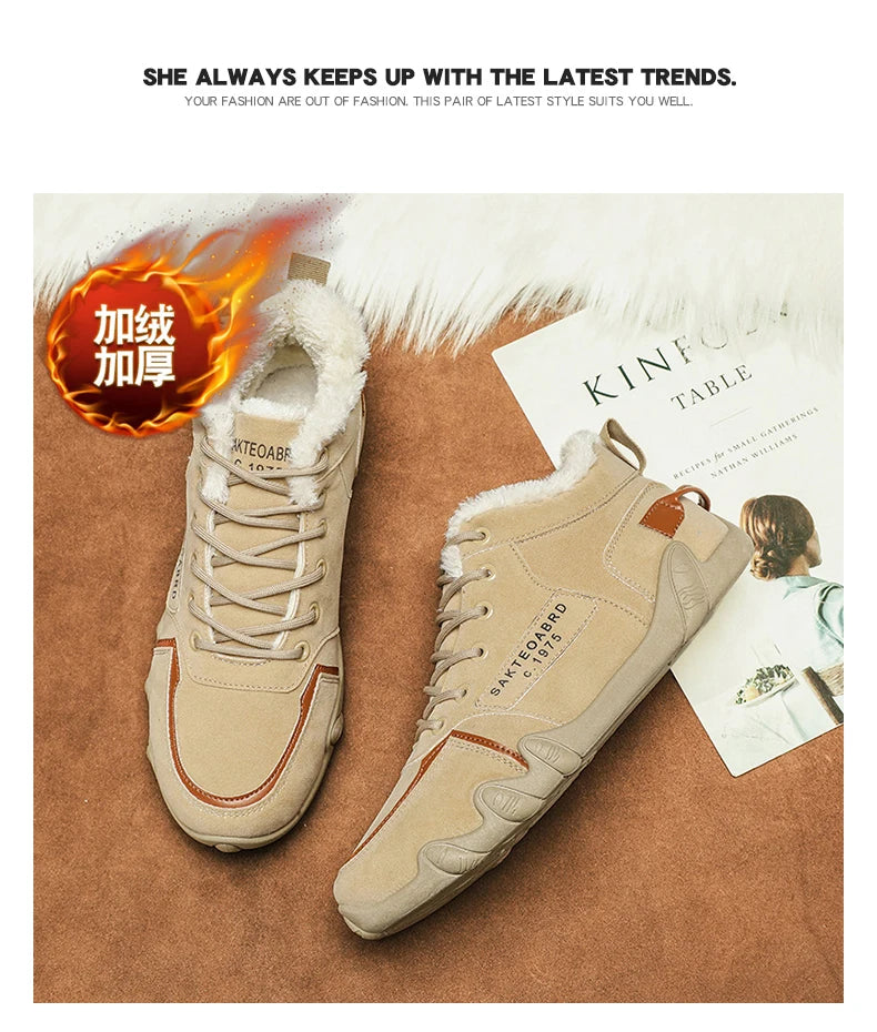 Men's Lace-Up Running Shoes, Casual Sneakers, Rubber Outsole, PU Insole