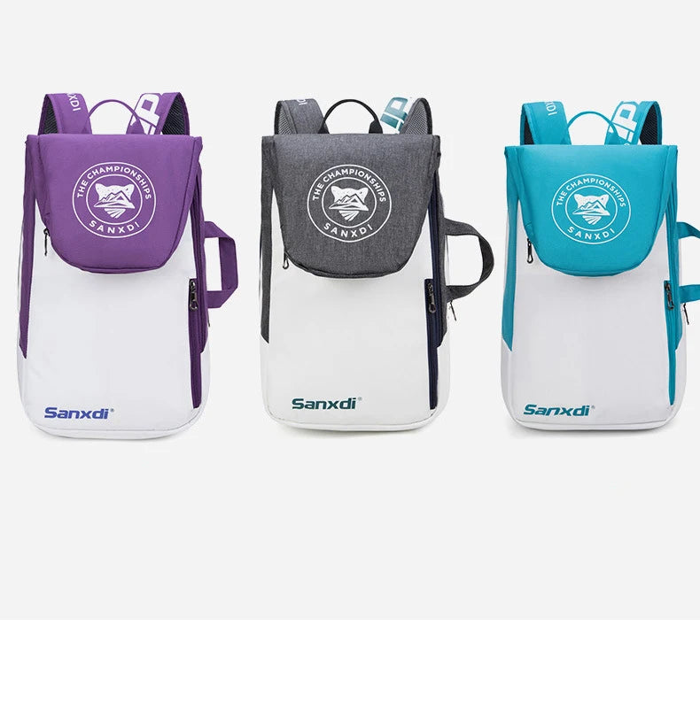 Tennis Paddle Backpack Waterproof Badminton Racket Bag Padel Racquetball Carrying Handbag Man Large Capacity Sport Bags Foldable