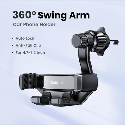 Gravity Car Phone Holder Universal Air Vent Mount 360 Degree Rotation