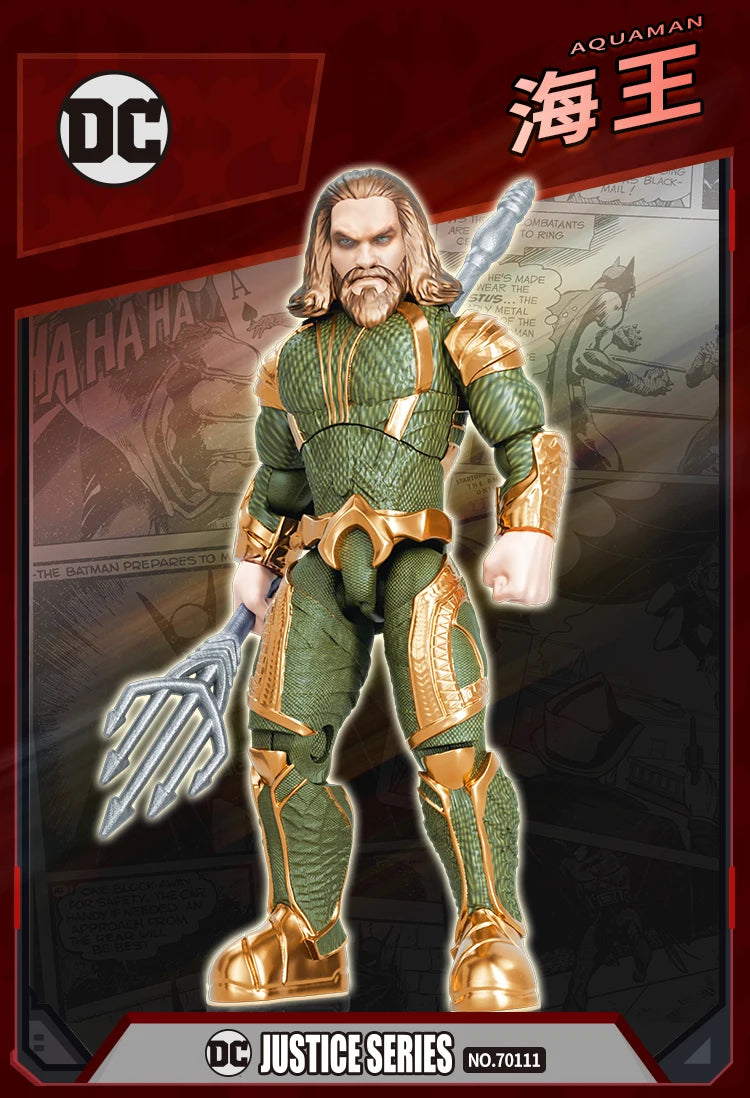 DC Justice League Toy The Dark Knight Trilogy Action Figure Batman Superman Aquaman The Flash Assembly Figure Kids Birthday Gift