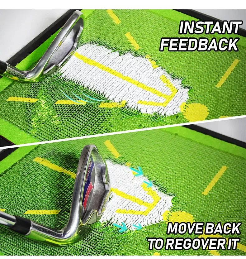 PGM High Quality Golf Training Pad for Swing Detection Batting Ball Trace Directional Mat Swing Path Pads Swing Practice Pads