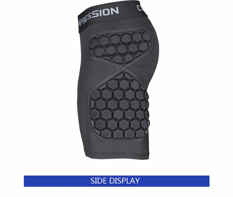 Football Soccer Goalkeeper Shorts EVA Sponge Protective Rugby Skateboard Training Shorts Hip Pad Sports Safety