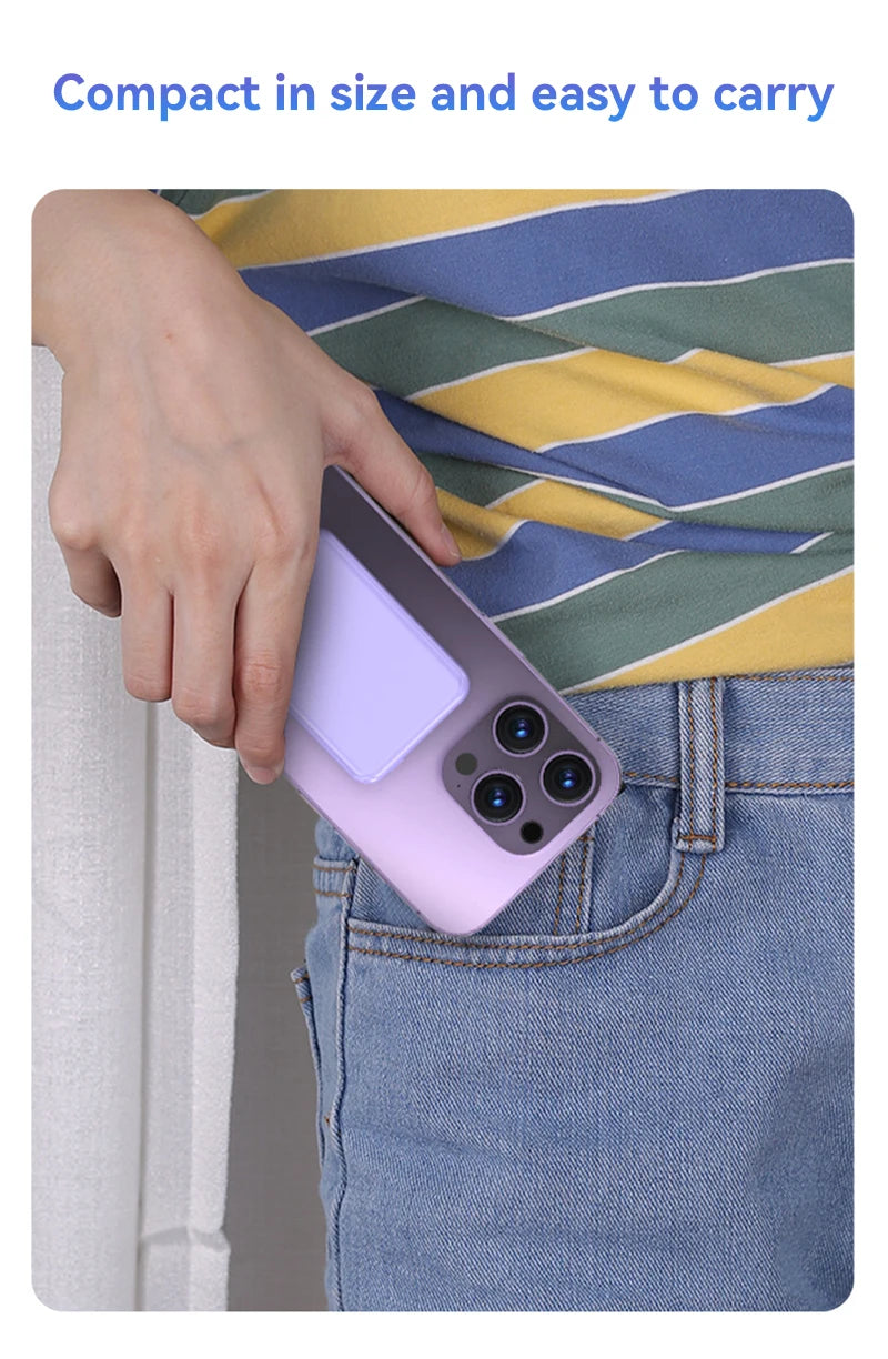 50000mAh Magnetic Power Bank Wireless PD 22.5W Fast Charger For Magsafe Portable Auxiliary Battery For iPhone 17 16 15 14 Xiaomi