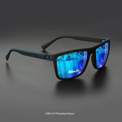 Polarized Square Frame Sunglasses Multicolor Lenses UV400