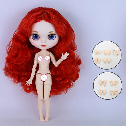 1/6 Scale Ball-Jointed Doll Body, White Skin, ABS, 30cm