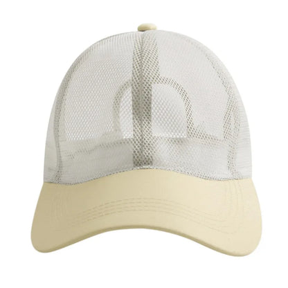 Unisex Polyester Mesh Baseball Cap Quick Dry Sun Protection Adjustable Hat