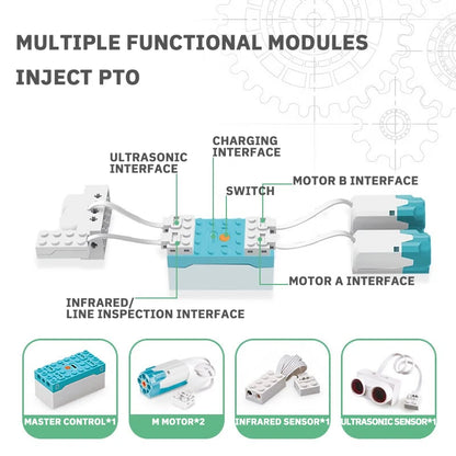 Steam Robot Building Blocks Set For Education 14 And Up