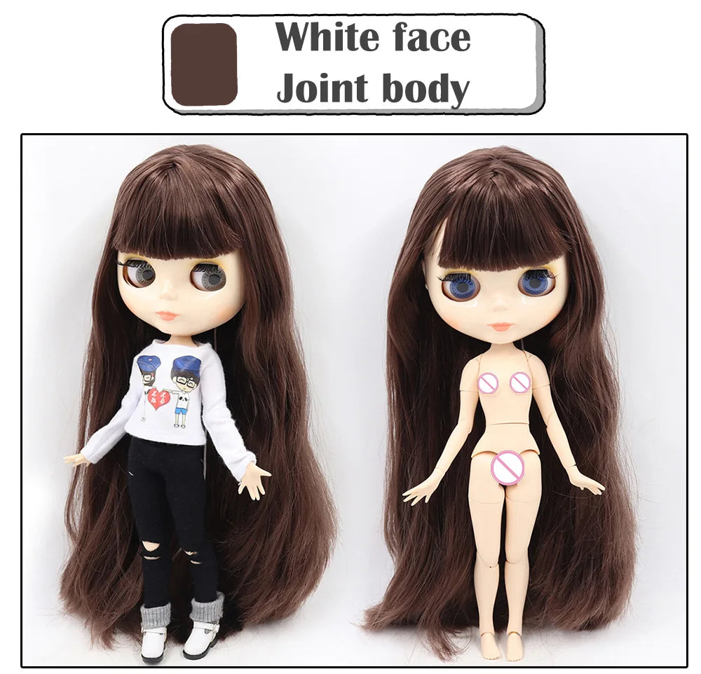 ICY DBS Blyth Doll White Skin Joint Body 1/6 BJD Special Price OB24 Toy Gift