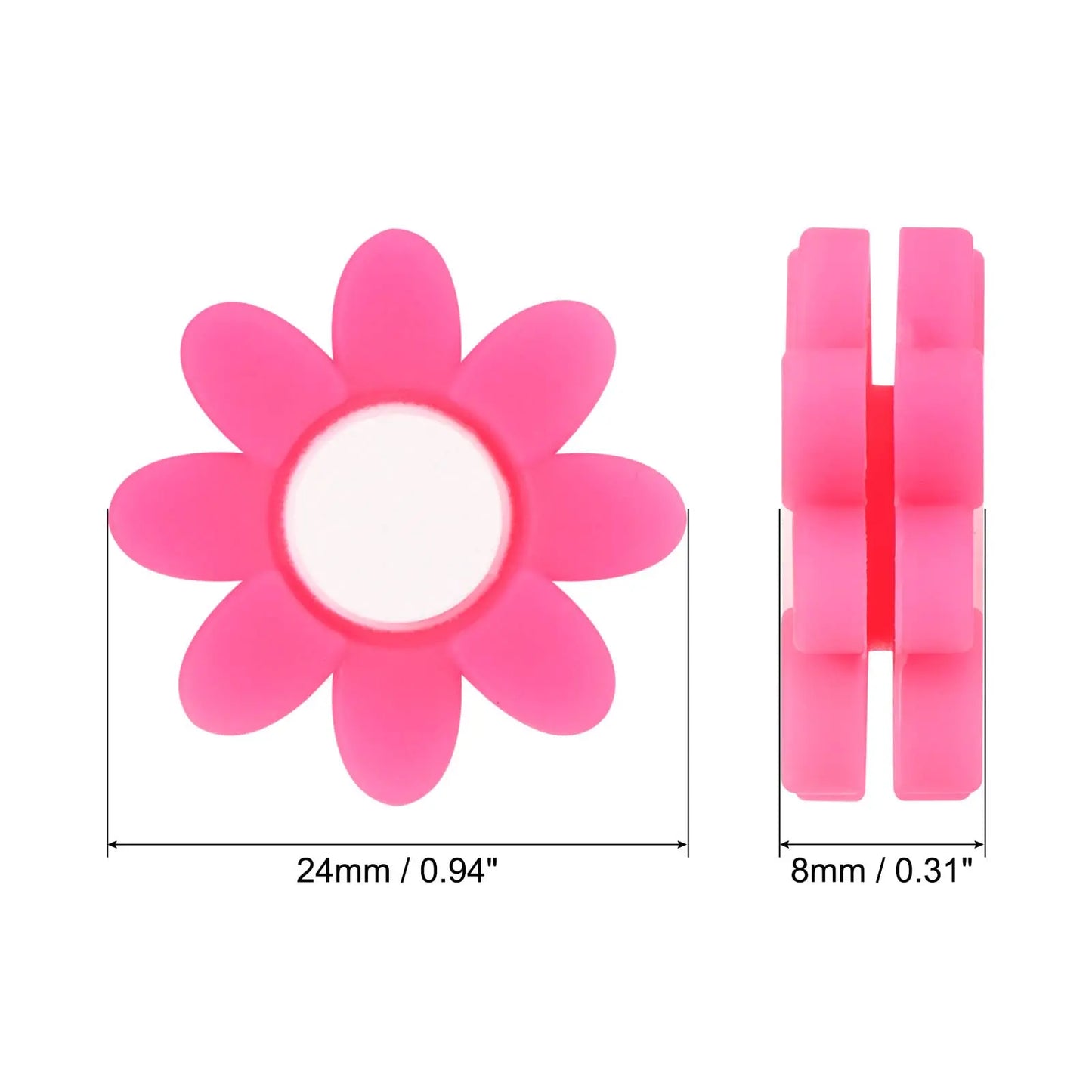 Tennis Racket Vibration Dampener Heart Tennis Shock Absorber for Racket Flower  Tennis Racquet String Silicone Dampener Tool