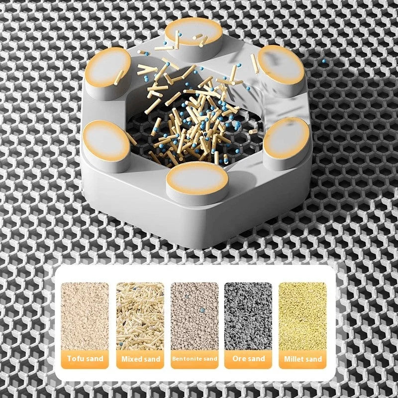 Extra Large Waterproof Cat Litter Mat – Non-Slip, Washable