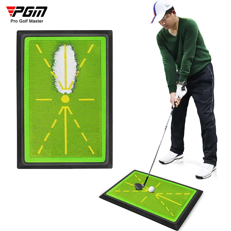 PGM High Quality Golf Training Pad for Swing Detection Batting Ball Trace Directional Mat Swing Path Pads Swing Practice Pads