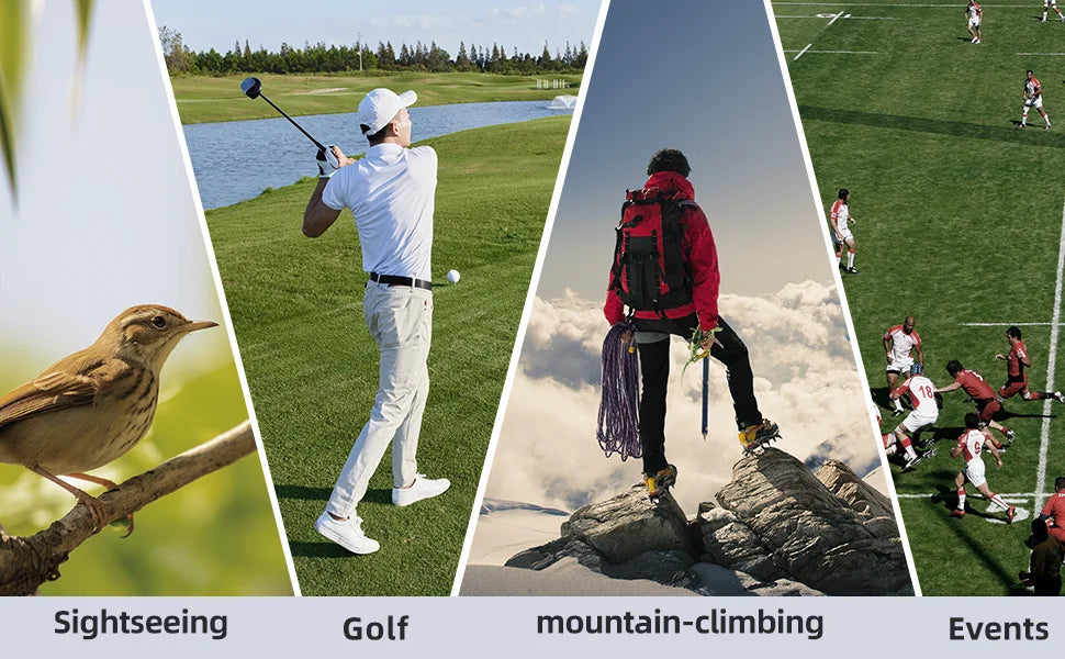 Nohawk Golf Rangefinder with Slope Switch 600/1000Yds Range Finder with Flag Pole Locking Vibration Magnetic Strip for Golfing