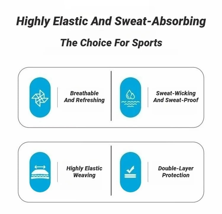 3Pcs Sweatproof Sports Headbands For Men Women Moisture-Wicking Sweatband Tennis Basketball Running Gym Workout Outdoor Yoga