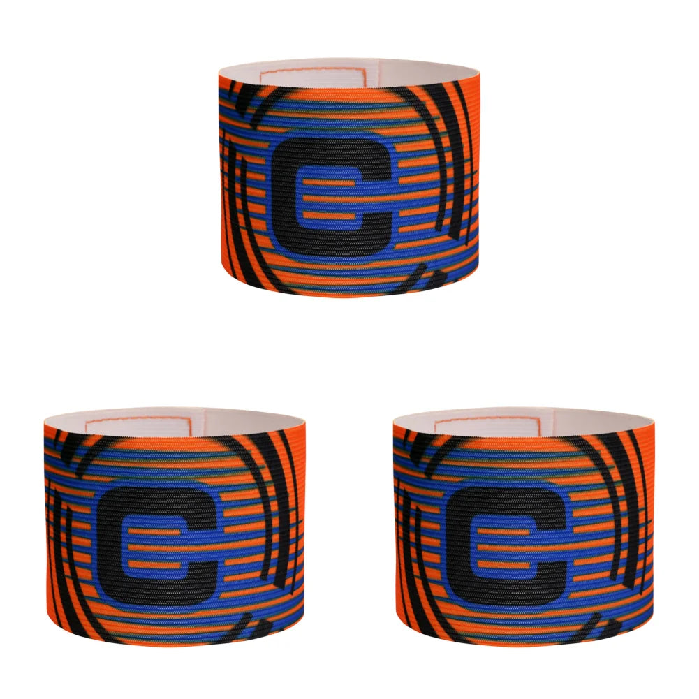 1-3pc Kid Adults Football Captain Armband Soccer Arm Band Leader Competition Gift Soccer Captain Group Armband Football Training