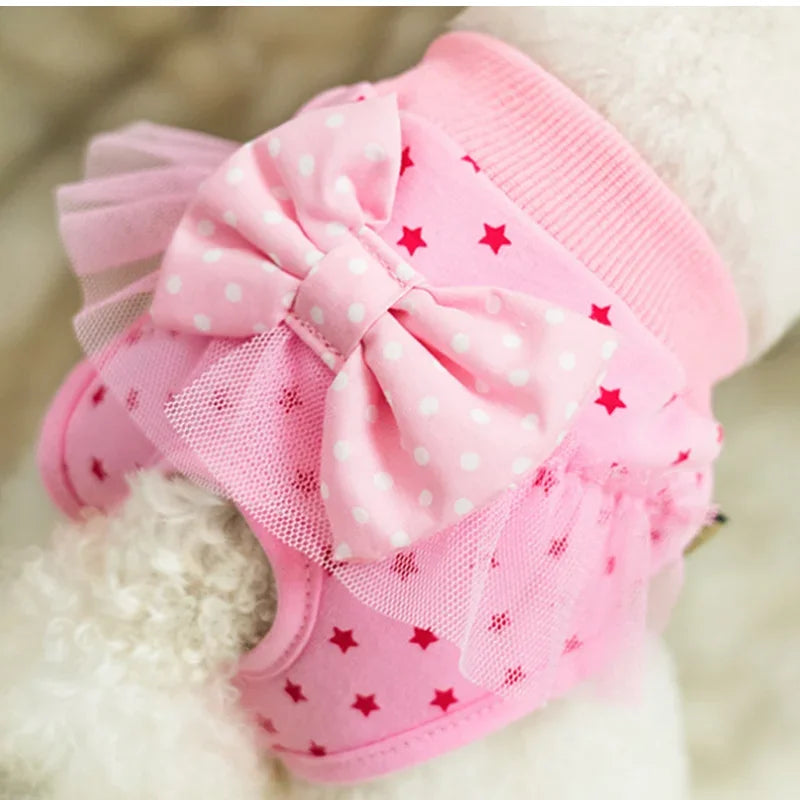10PC/Lot Dog Physiological Pants Washable Cotton Female Dog Menstrual Panties Princess Bow Pet Underwear