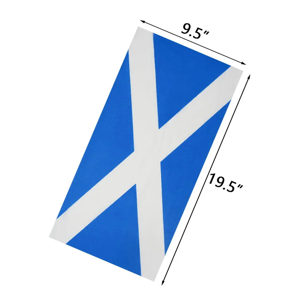 World Football Fans National Flag Face Bandanas Spain France Korea Mexico Germany Seamless Neck Gaiter Men Women Headwear Scarf