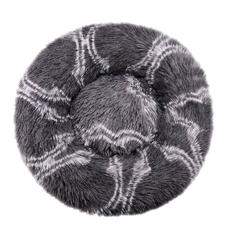 Round Soft Pet Bed – Indoor Sofa for Cats and Dogs