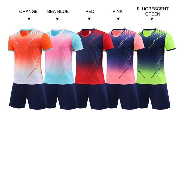 Adult Kid Soccer Jersey Customize Football Uniforms Shirts Men Women Futsal Sportswear Training Tracksuit Sports Outfit Clothes