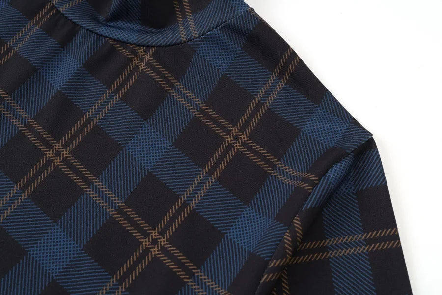 AS AW25 elegance slip satin dress + knitting cross top +mockneck woman clothing set adjustable maxi floor length