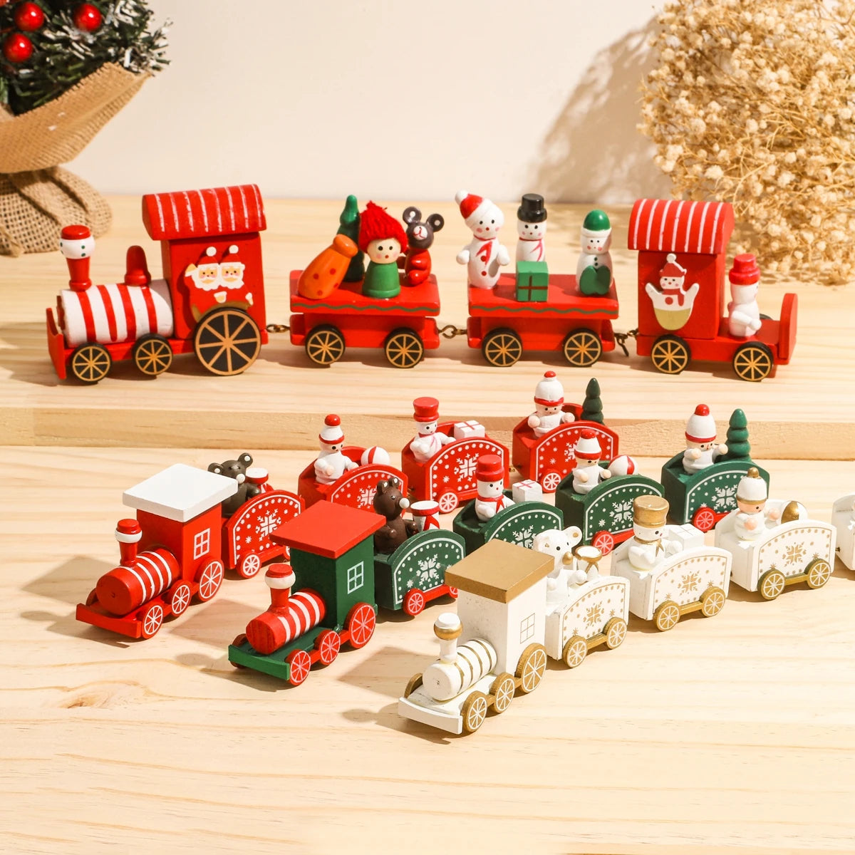 Christmas Train Decoration – Merry Christmas 2025 Home Ornament, Xmas & New Year 2026 Gifts