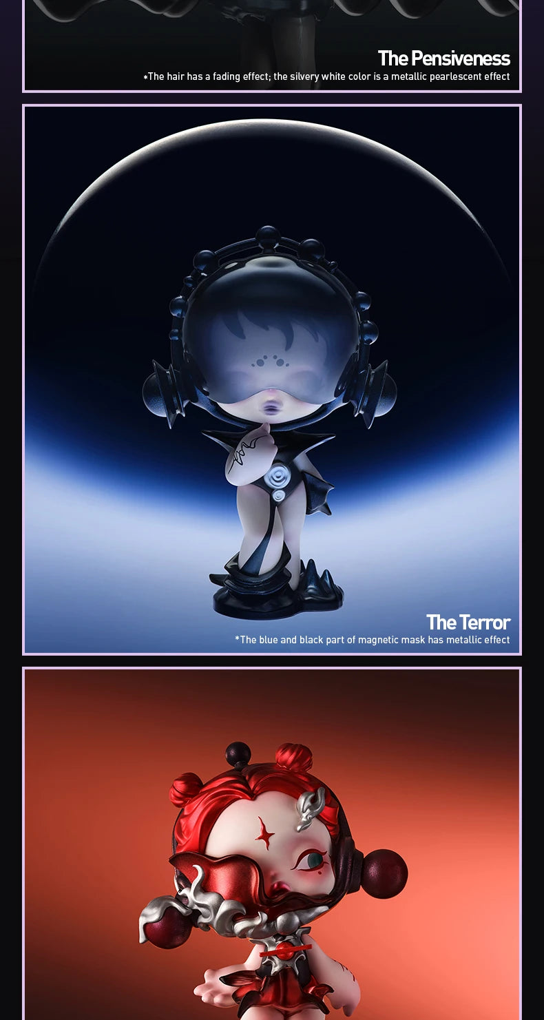 POP MART Skullpanda The Sound Series Blind Box Mystery Box Guess Bag Toys Doll Cute Anime Figure Desktop Ornamentsdel Girls Gift