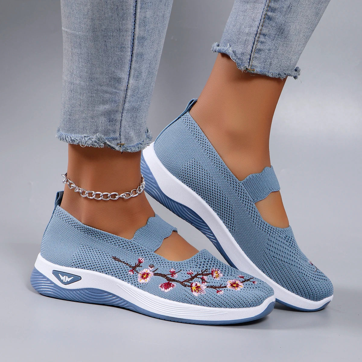 Women's summer breathable mesh flat shoes women's shoes casual sports shoes, clearance free shipping
