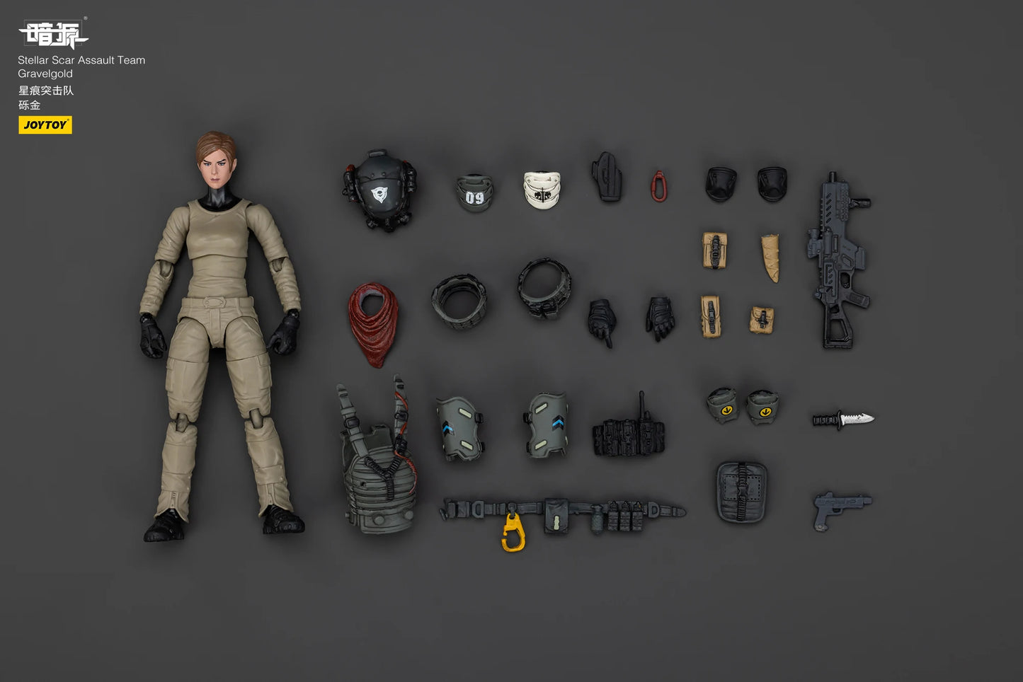 [IN STOCK]JOYTOY Dark Source Action Figure Stellar Scar Assault Team 1/18 Anime Military Model