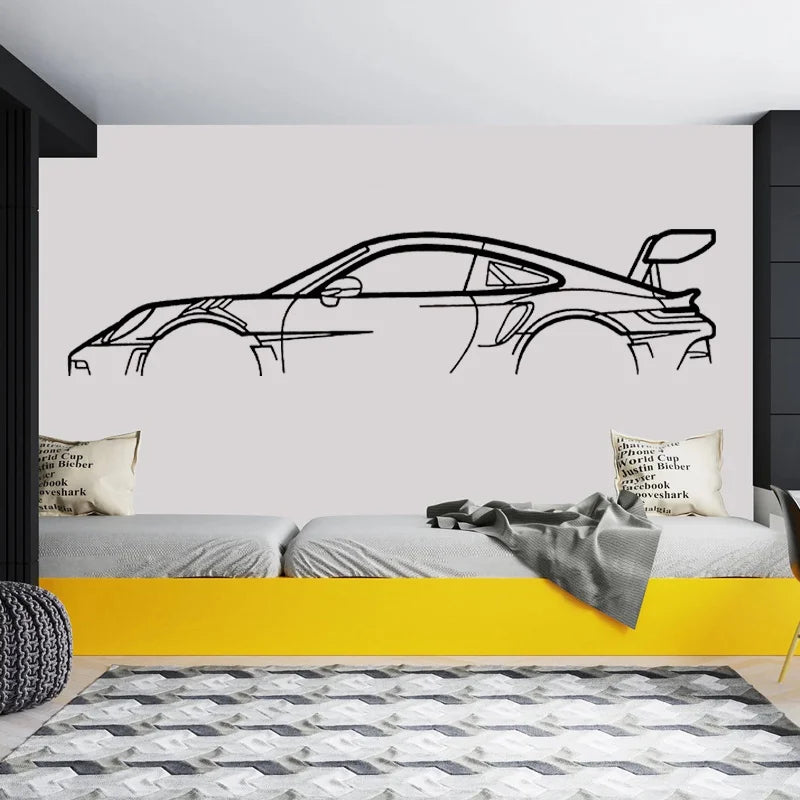 Car Wall Decals – Peel & Stick Vinyl Automotive Decoration