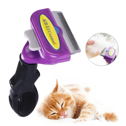 Cat & Dog Brush for Grooming, Hair Removal, and Massage